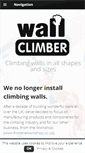 Mobile Screenshot of climbingwalls.co.uk